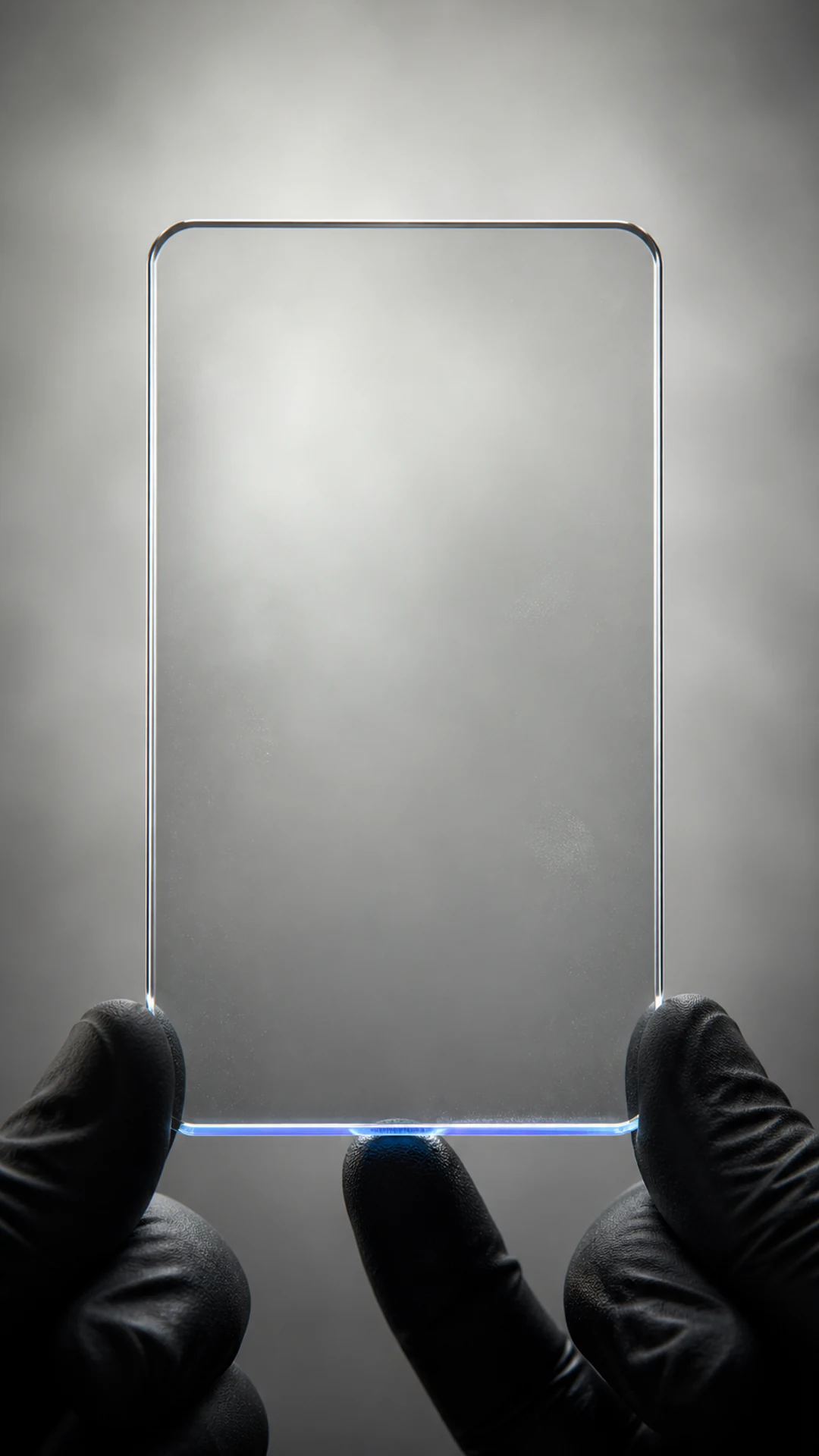 LogoFuse AI startup logo motion preview on a glass panel