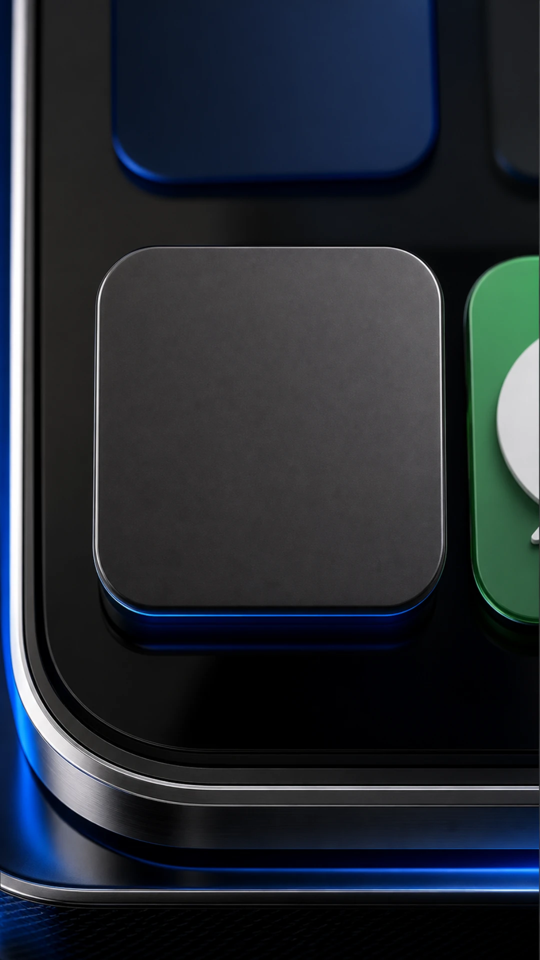 LogoFuse tech startup logo motion preview on a mobile app tile